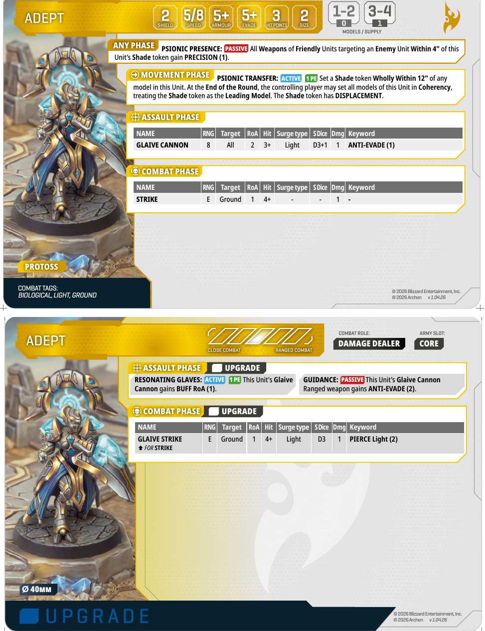 Adept card