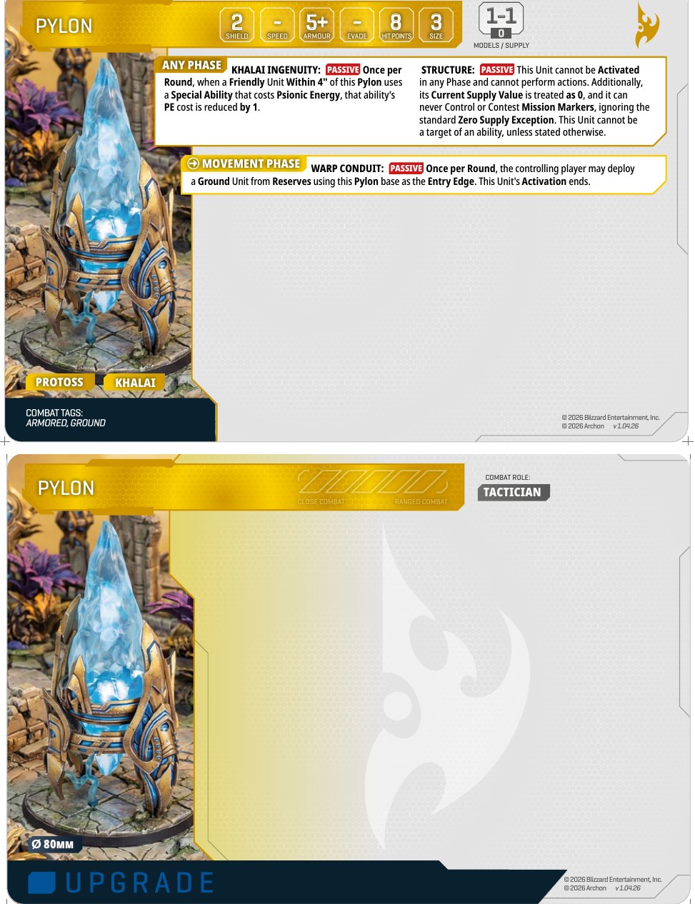 Pylon card