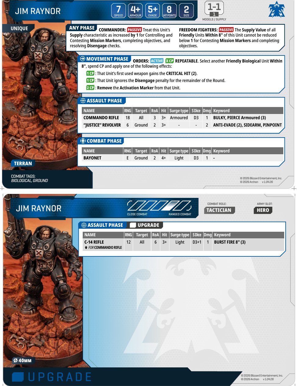 Jim Raynor card