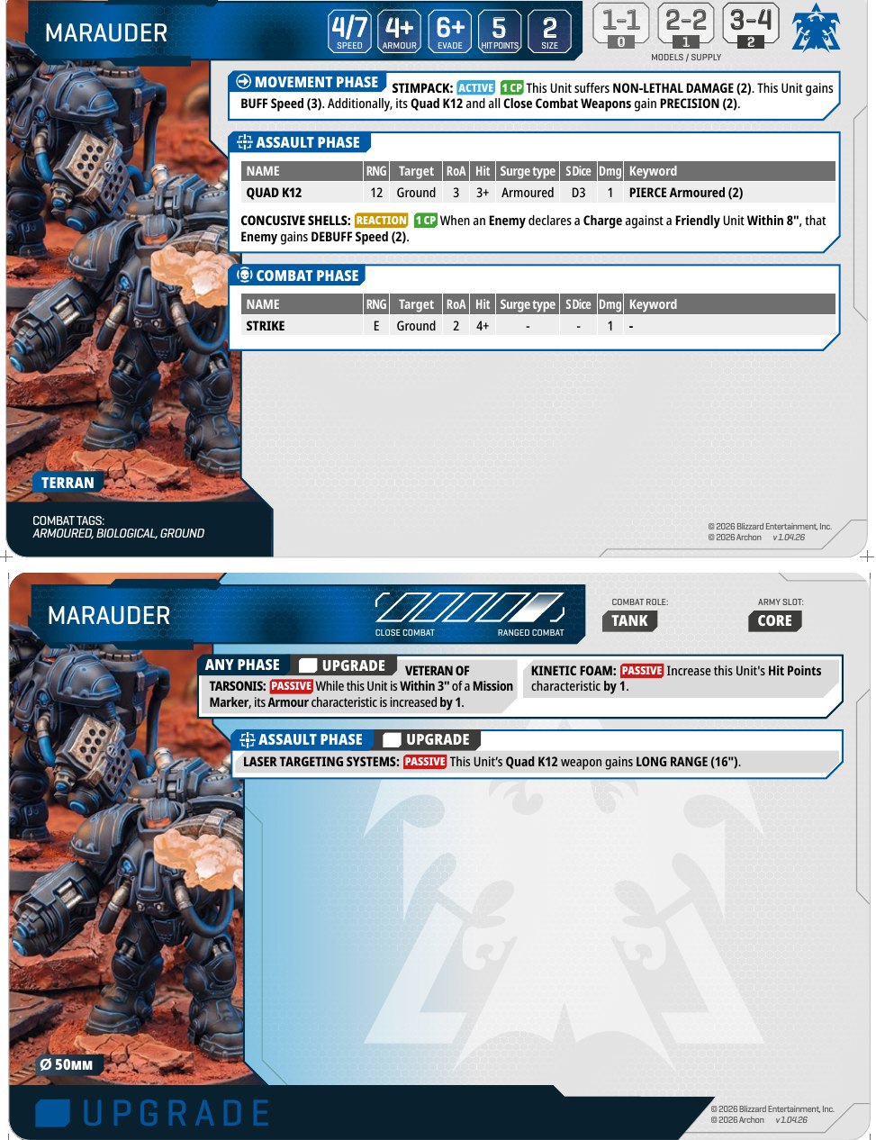 Marauder card